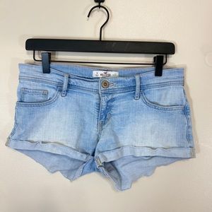 Hollister Denim Short Shorts Light Wash 5